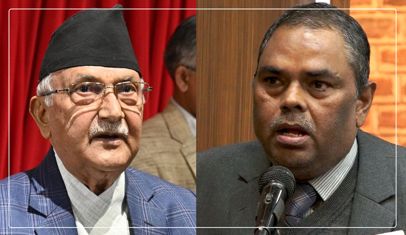 रिसाएका यादवलाई बालकाेट बाेलाएर ओलीले भने– मिलेर जाऔँ