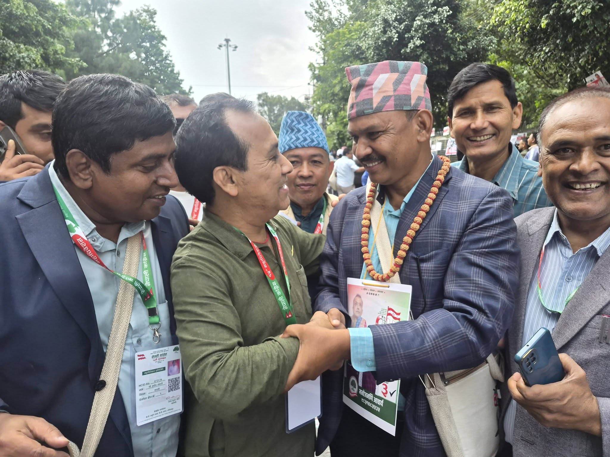 कांग्रेस सहमहामन्त्री खस आर्यमा मनोजमणि आचार्य विजयी