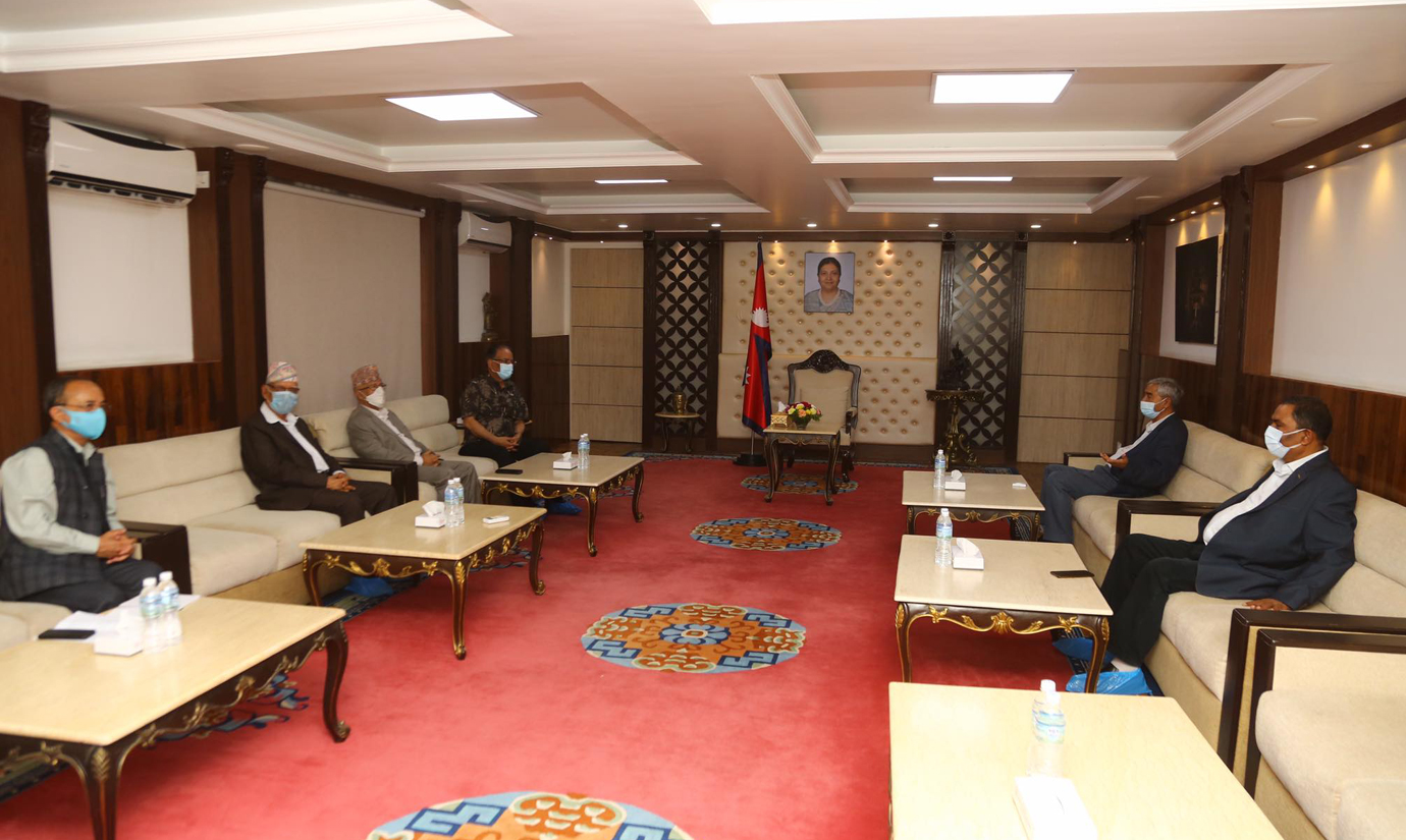 बालुवाटारमा सत्तारुढ दलहरूको बैठक, राष्ट्रियसभा निर्वाचनबारे छलफल हुने