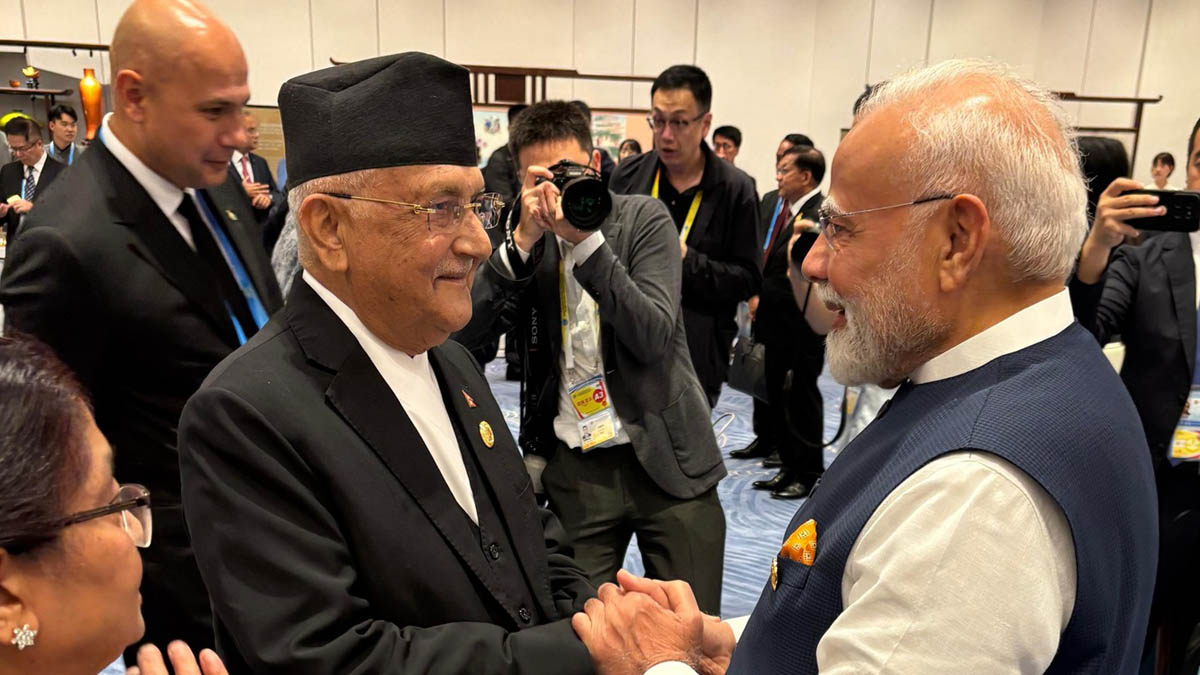 सीको रात्रिभोजमा ओलीसँग भेटेपछि मोदीले लेखे- नेपालसँग भारतको सम्बन्ध गहिरो छ