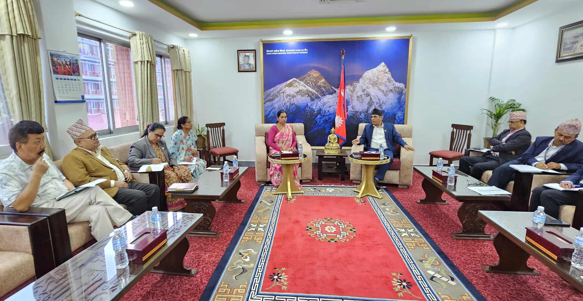 राष्ट्रियसभा अध्यक्ष र समितिका सभापतिबीच छलफल