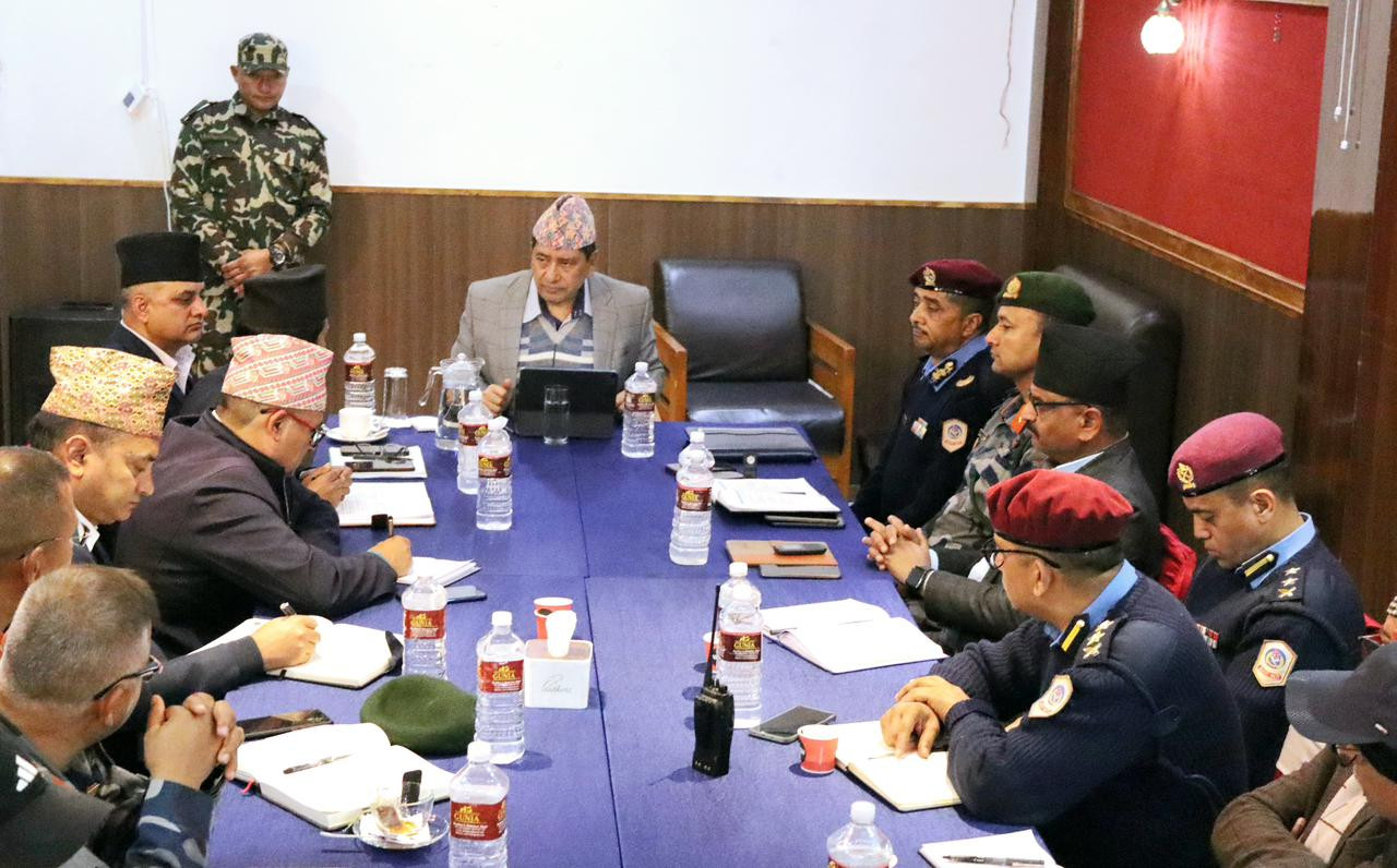 मधेशको सुरक्षाबारे गृहमन्त्रीले लिए रिपोर्टिङ