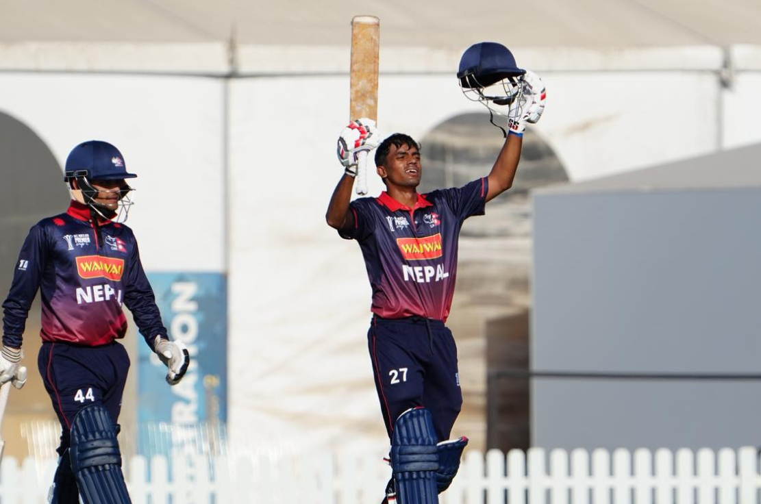 एसीसी यु-१९ प्रिमियर कप : निरजको शतकमा नेपालको विजयी सुरुवात