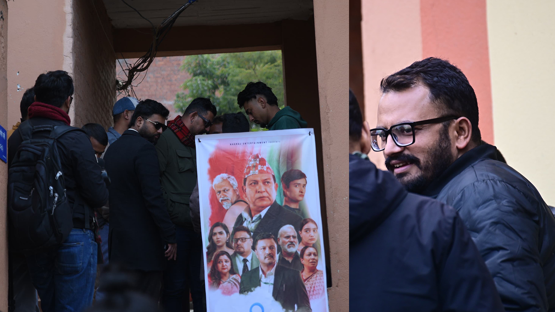 रवि–बालेन वार्तास्थलमा चहलपहल, फिल्मको प्रचारका लागि ‘पाँडे’ले राखे ब्यानर (तस्वीरहरू)