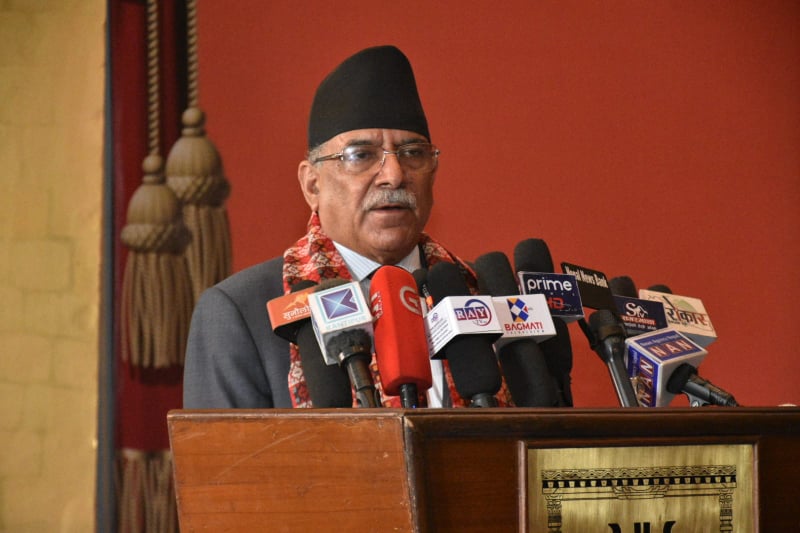 प्रचण्डकाे गुनासाे- माओवादीले देशकाे संकटमाेचन गर्‍याे, तर सबैले स्वीकारेनन्