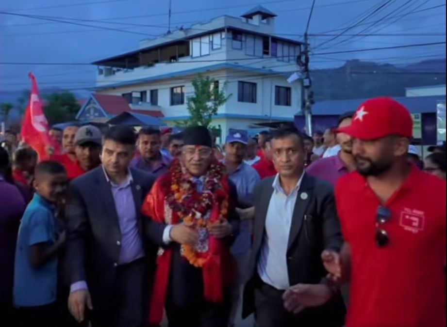 जनतासँग माओवादी मध्यपहाडी लोकमार्ग जनजागरण अभियान लमजुङमा