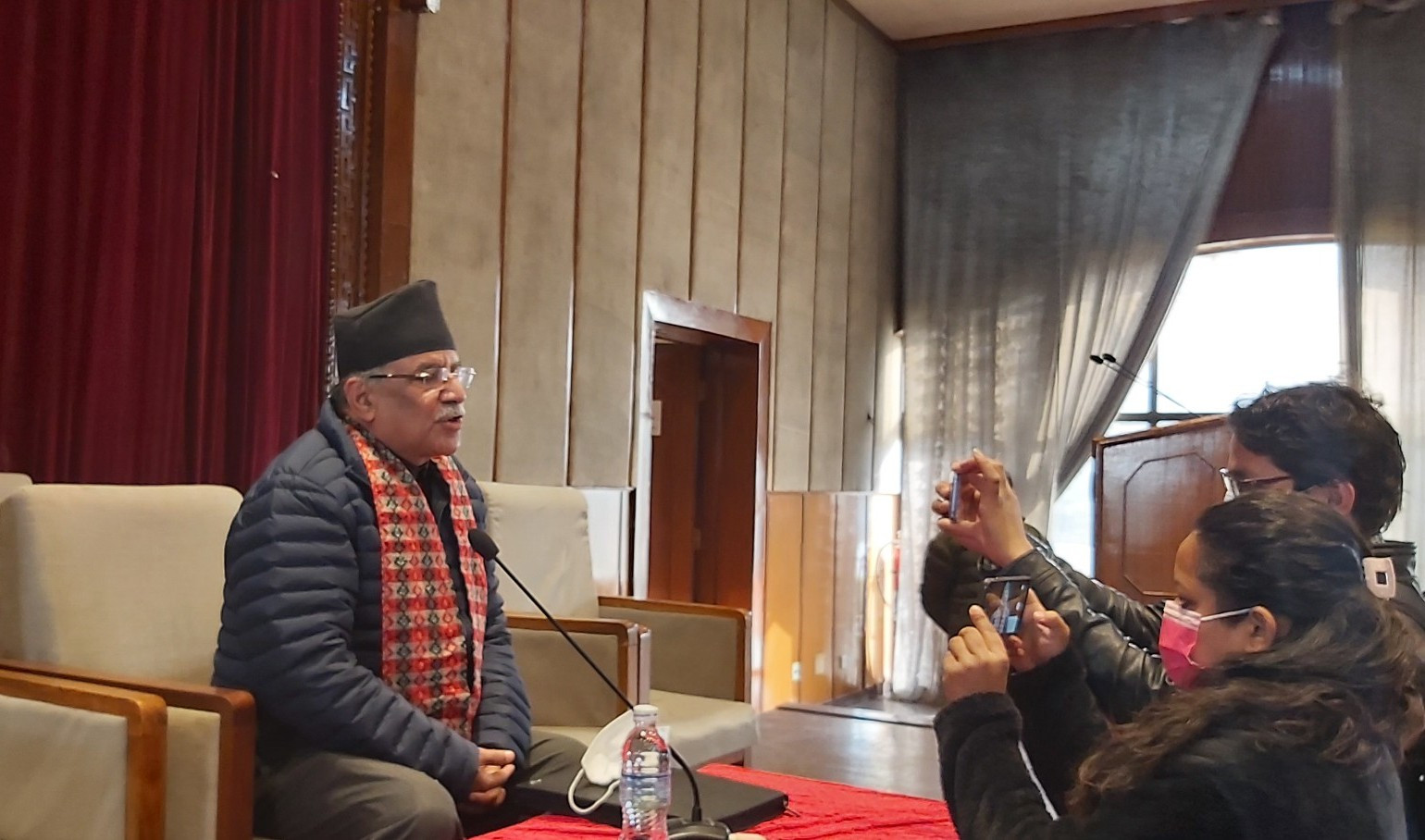 बादललाई ल्याउन सकेनौँ, वामदेवले तयारी पुगेन भन्नुभोः प्रचण्ड