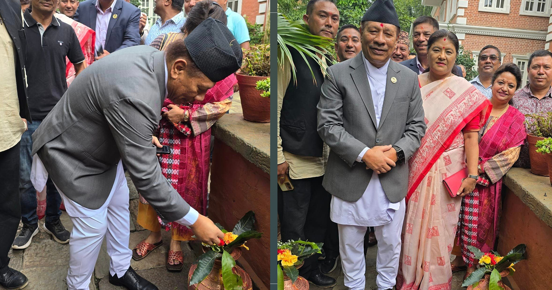 शपथ लिन घरबाट शीतलनिवासतर्फ लागे प्रकाशमान सिंह 