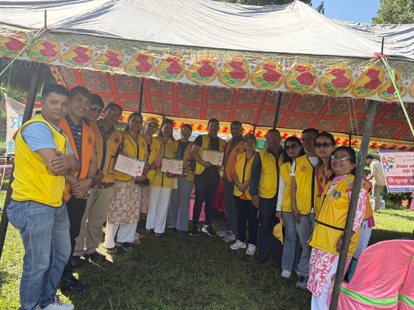 लायन्स क्लब अफ काठमाडौं रक्तदाता समूहद्वारा शङ्खपार्कमा मेगा स्वास्थ्य शिविर सम्पन्न