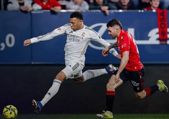 रियल मड्रिड ओसासुनासँग पराजित