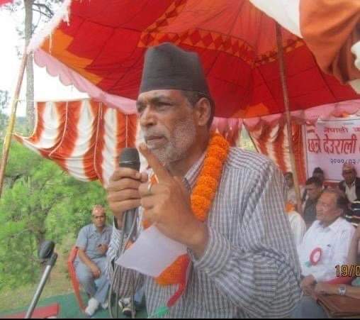 कांग्रेस धादिङको सभापतिमा रामनाथ अधिकारी विजयी