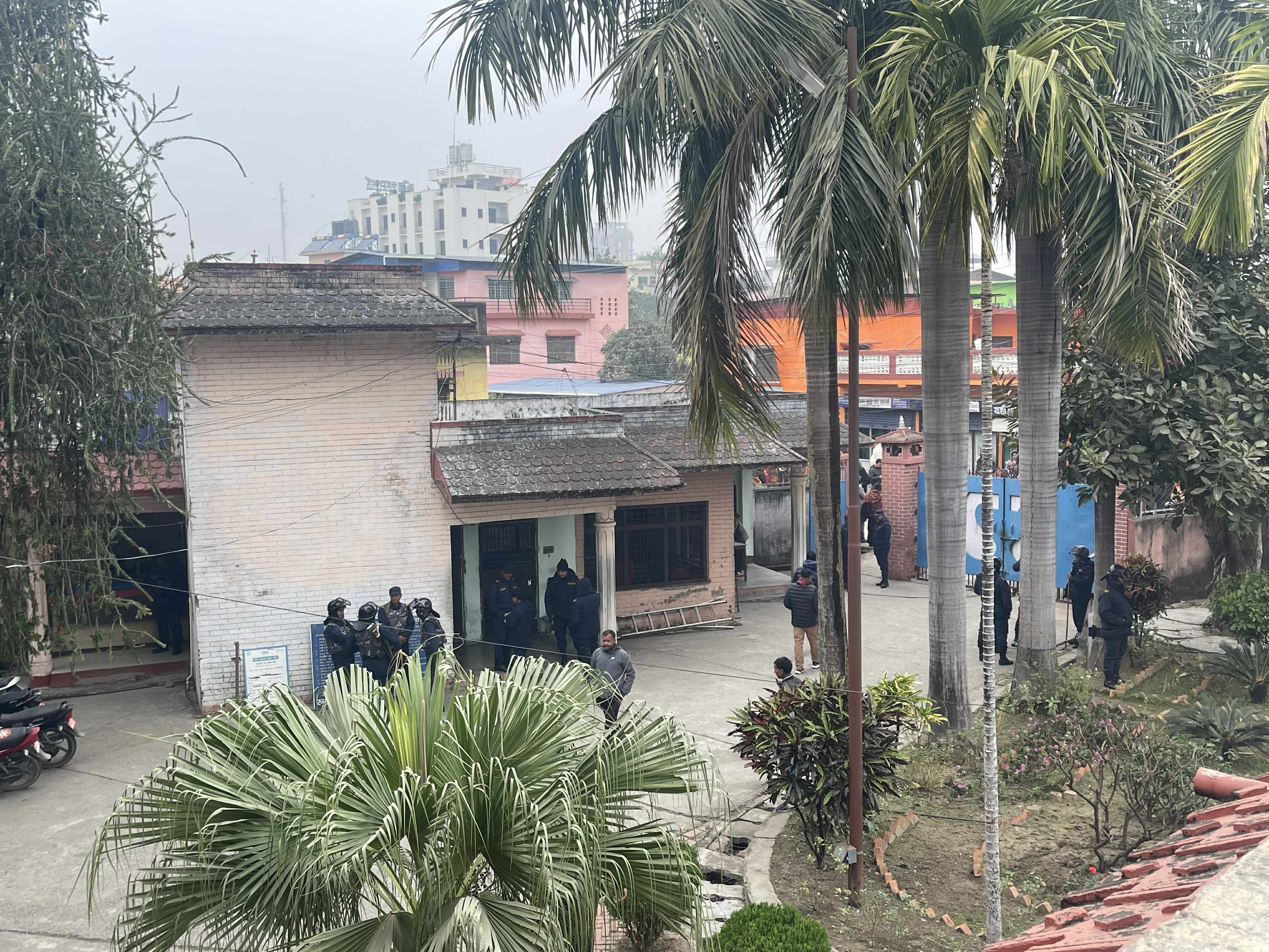 रवि आउने भएपछि रुपन्देही जिल्ला अदालतको सुरक्षा व्यवस्था कडा