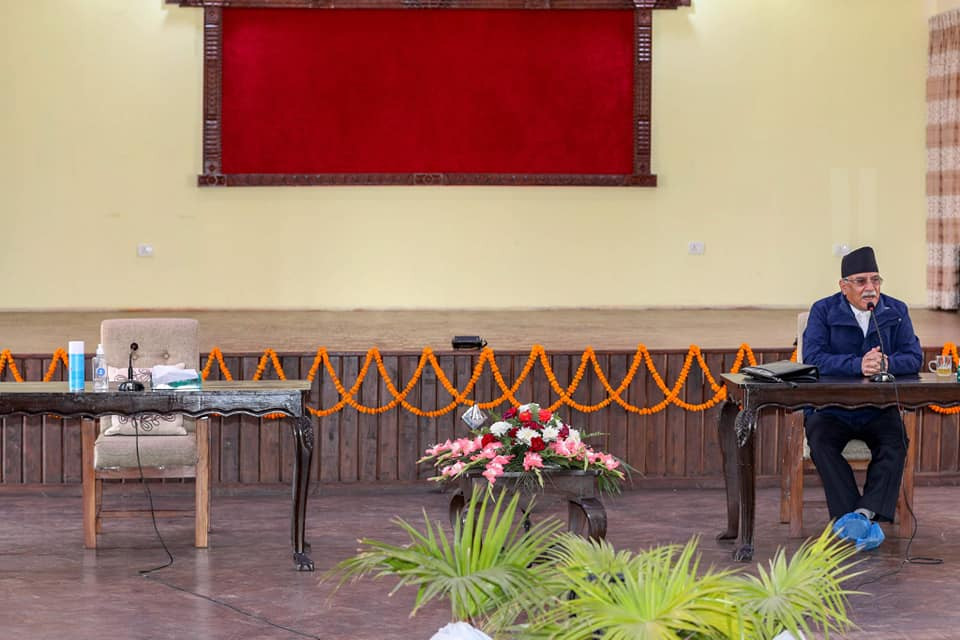 नेकपा सचिवालय बैठक सुरु, ओली अनुपस्थित