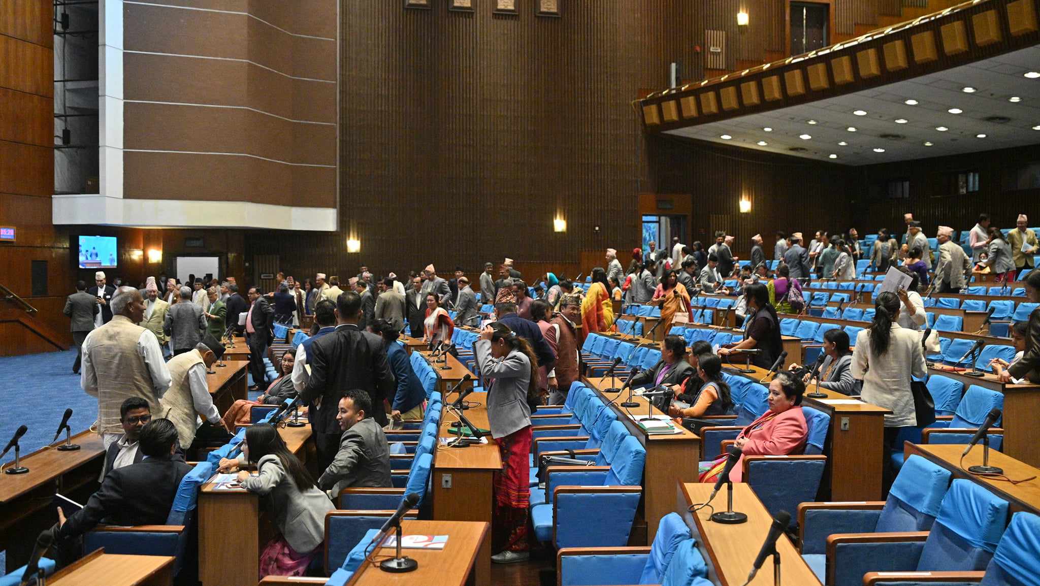 मन्त्री अनुपस्थित भएपछि प्रतिनिधिसभा बैठक स्थगित 