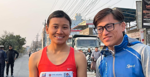 महिला म्याराथनमा सन्तोषीको नयाँ राष्ट्रिय कीर्तिमान