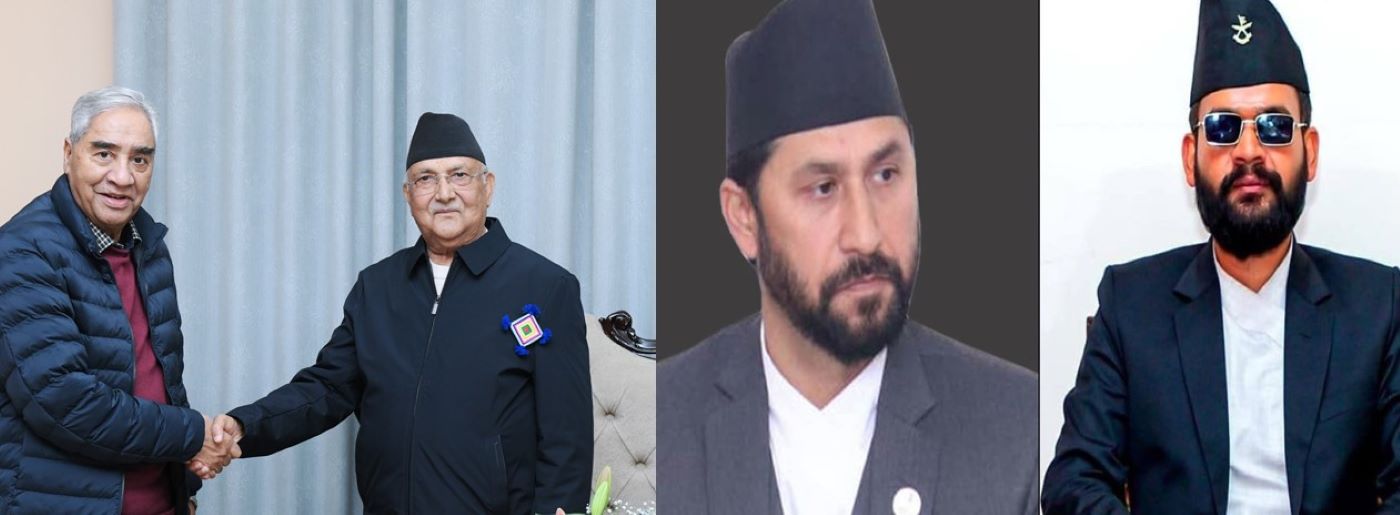 दिउँसो ओली–देउवा गफिए, राति रवि र बालेनको पालो