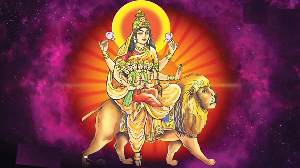नवरात्रको पाँचौँ दिन आज स्कन्दमाताको पूजा आराधना गरिँदै