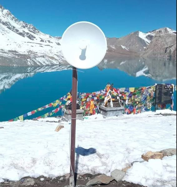 इन्टरनेटको पहुँचमा तिलिचो ताल क्षेत्र