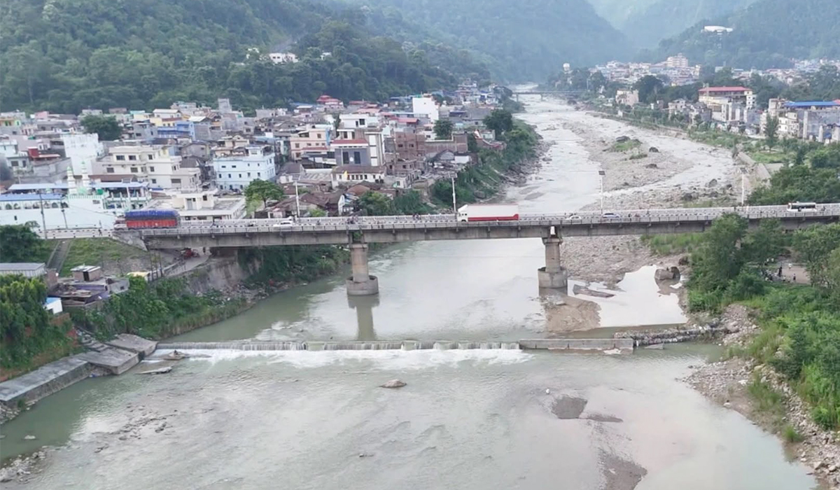 तिनाउ नदीमा बन्ने सिग्नेचर ब्रिज निर्माणको ठेक्का चिनियाँ कम्पनीलाई