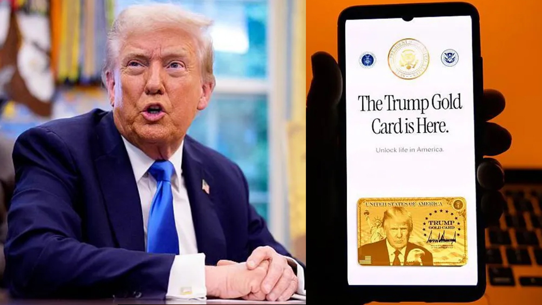 ट्रम्पले सार्वजनिक गरे गोल्ड कार्ड भिसा योजना, १० लाख डलर तिरेर अमेरिका जान पाइने