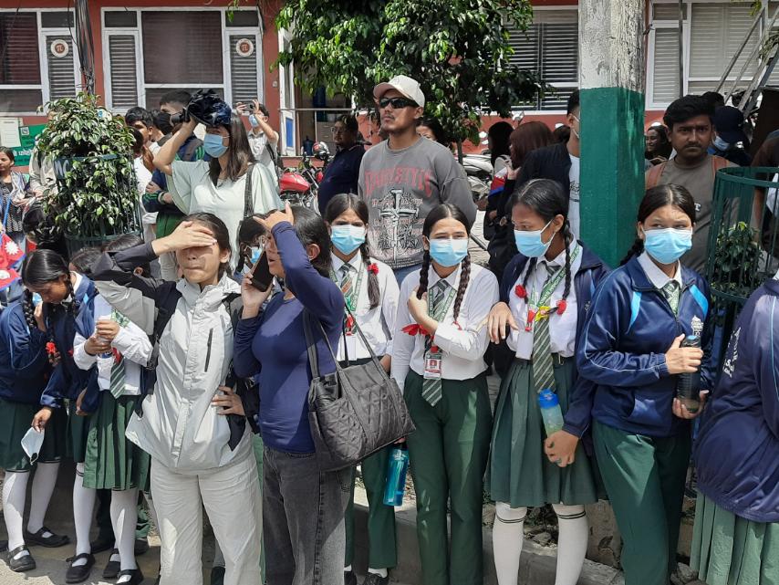 नयाँ बानेश्वरको ब्यारिकेड्स तोडेर निषेधित क्षेत्रमा पुगे जेन जी प्रदर्शनकारी