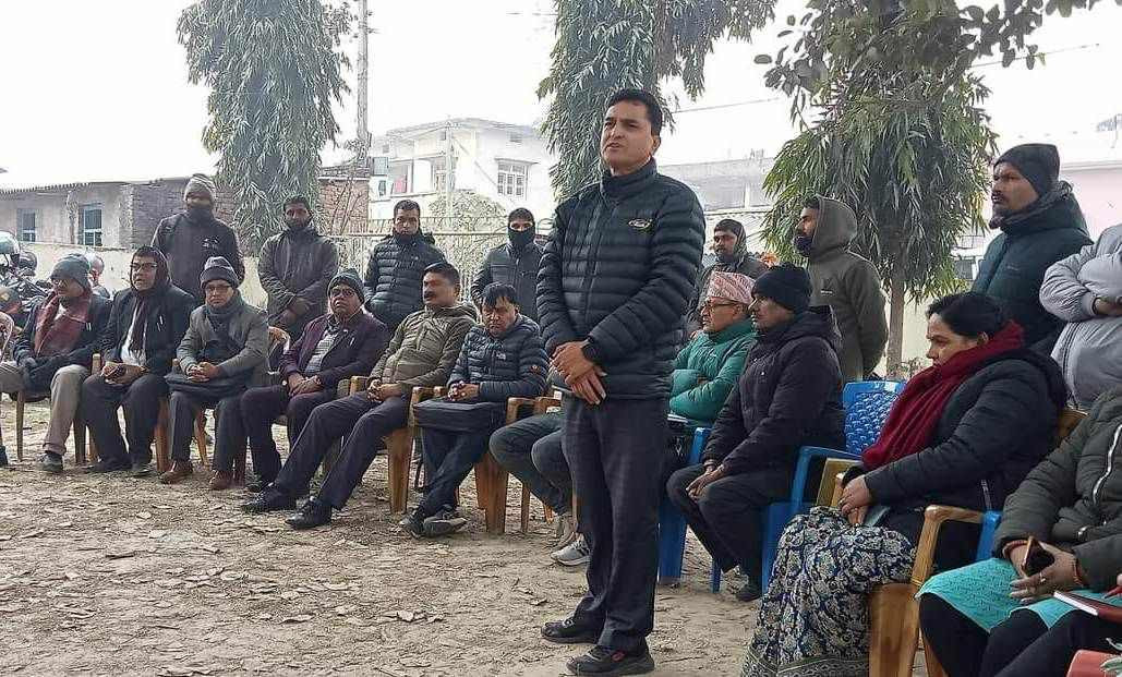 एमाले सरकारले सुरु गरेका विकासका काम गठबन्धन सरकारले ठप्प बनायोः सचिव भट्टराई